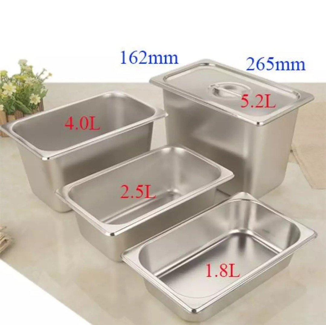 [HCM]Khay Buffet 1/4 inox cao cấp