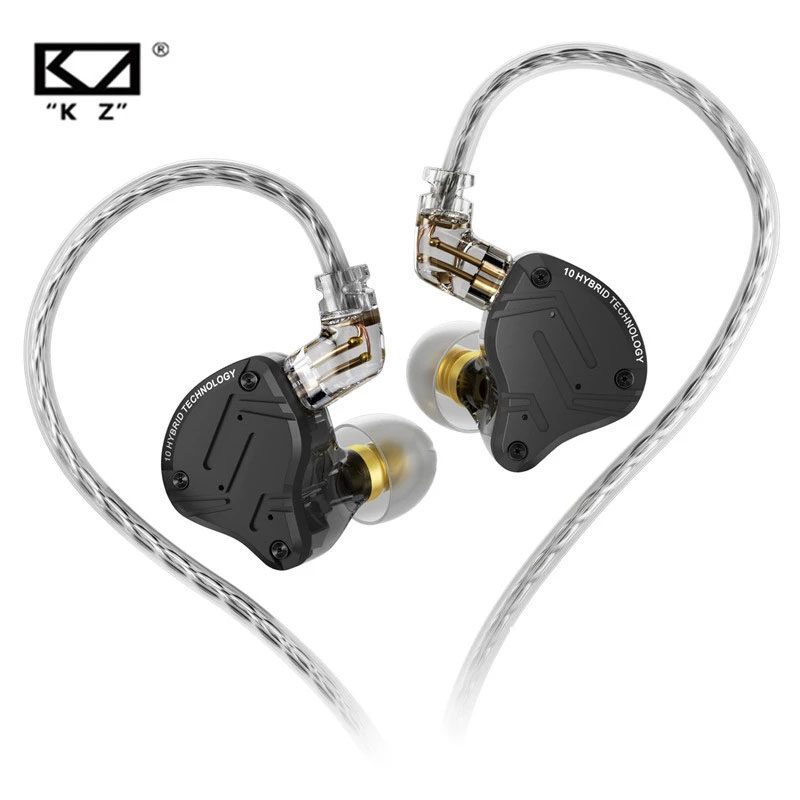 KZ ZS10 PRO X Tai Nghe Kim Loại HIFI Lai Tai Nghe Nhét Tai Tai Nghe Chống Ồn Thể Thao Tai Nghe Nhét Tai Âm Trầm KZ AS16 PRO DQ6 ZSX ZSN PRO93