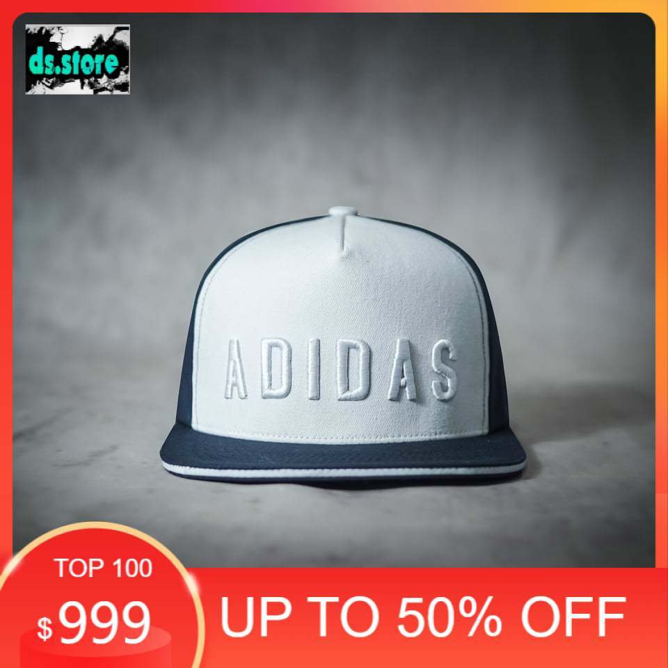 nón Snapback ADIDAS trắng xanh bít đuôi hàng VNXK CAO CẤP (Kèm video quay thật)