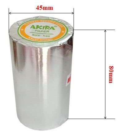 1 Cuộn Giấy In Hoá Đơn K80 Phi 45Mm Akira