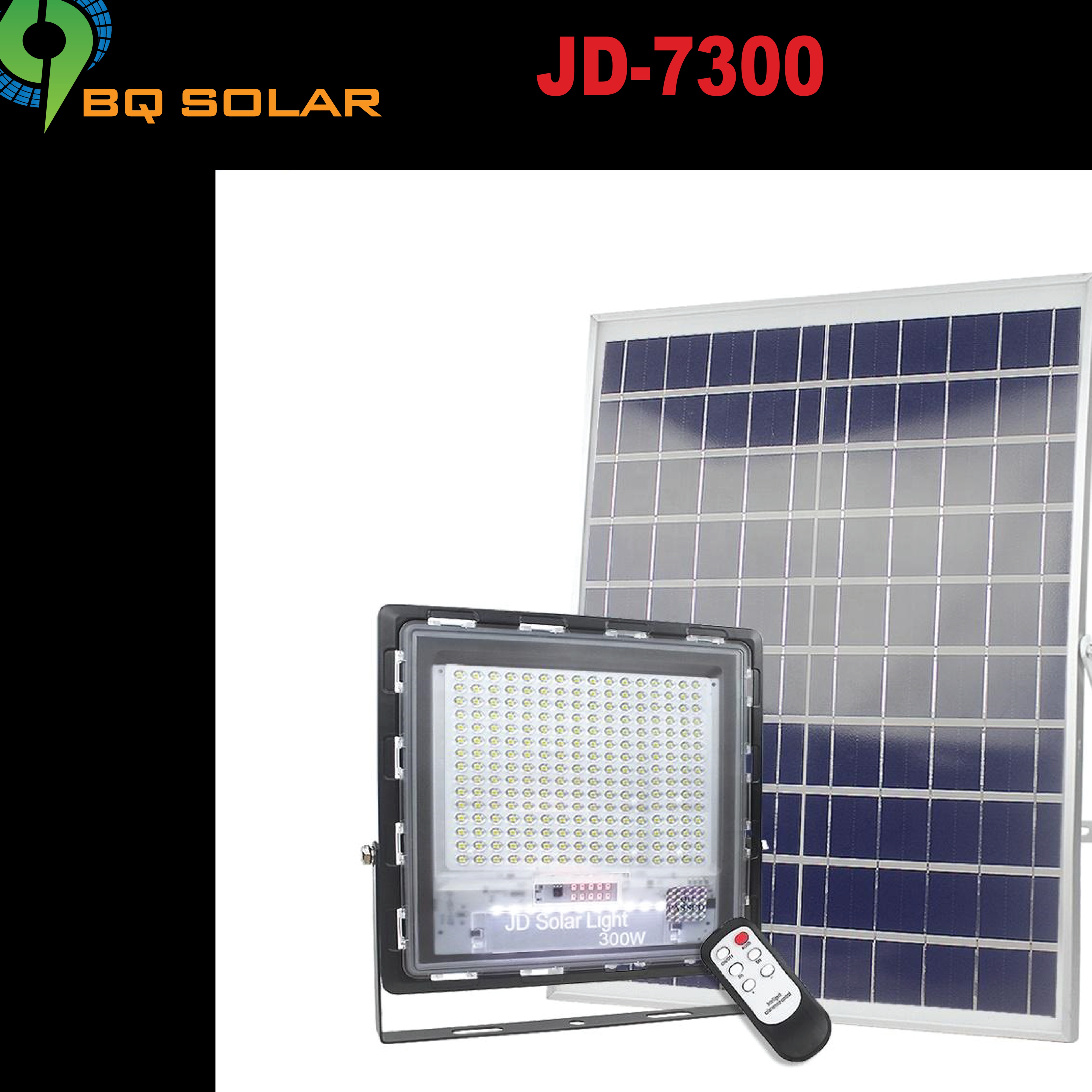 Đèn năng lượng mặt trời jindian jd-7300 | xemxem.vn