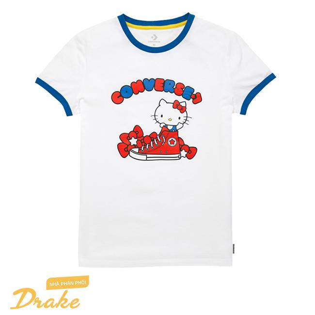 Áo thun nữ Converse Short Sleeve Tape Tee 10017301-102