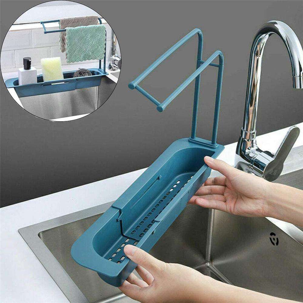 Kệ Nhựa Gác Bồn Rửa Chén Bát Thông Minh Kệ Đựng Đồ Rửa Chén Bát