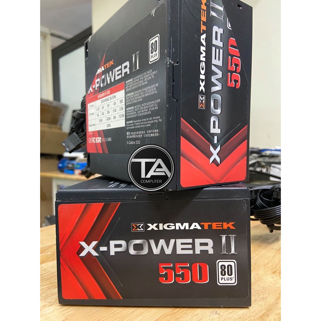 Nguồn xigmatek x-power x-550 - 80 plus nguồn phụ 8pin
