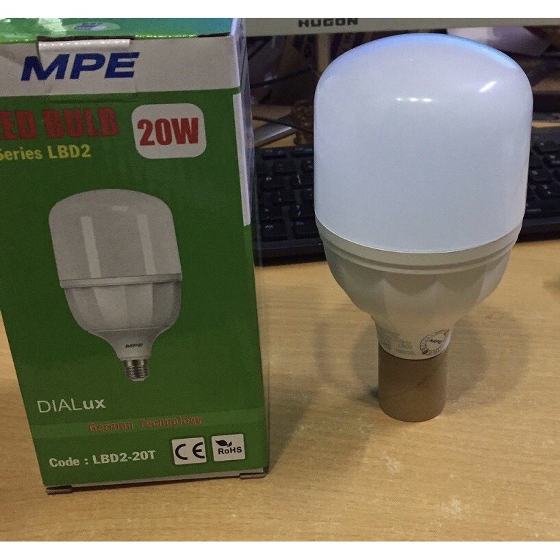 ĐÈN LED BULB 20W MPE LBD2-20T BẢO HÀNH 2 NĂM
