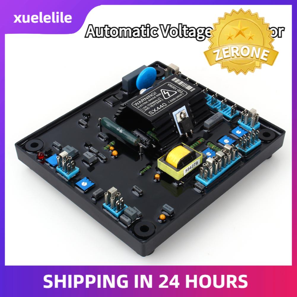 Xuelelile Bộ Điều Chỉnh Điện Áp Tự Động Màu Đen Mới AVR SX440 AVR SX440 Dành Cho Máy Phát Điện Stamford