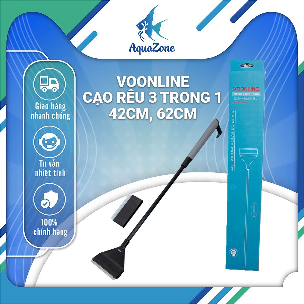 Cây cạo rêu bể cá, thủy sinh Voonline đa chức năng (Cạo rêu, san nền, cây cọ)