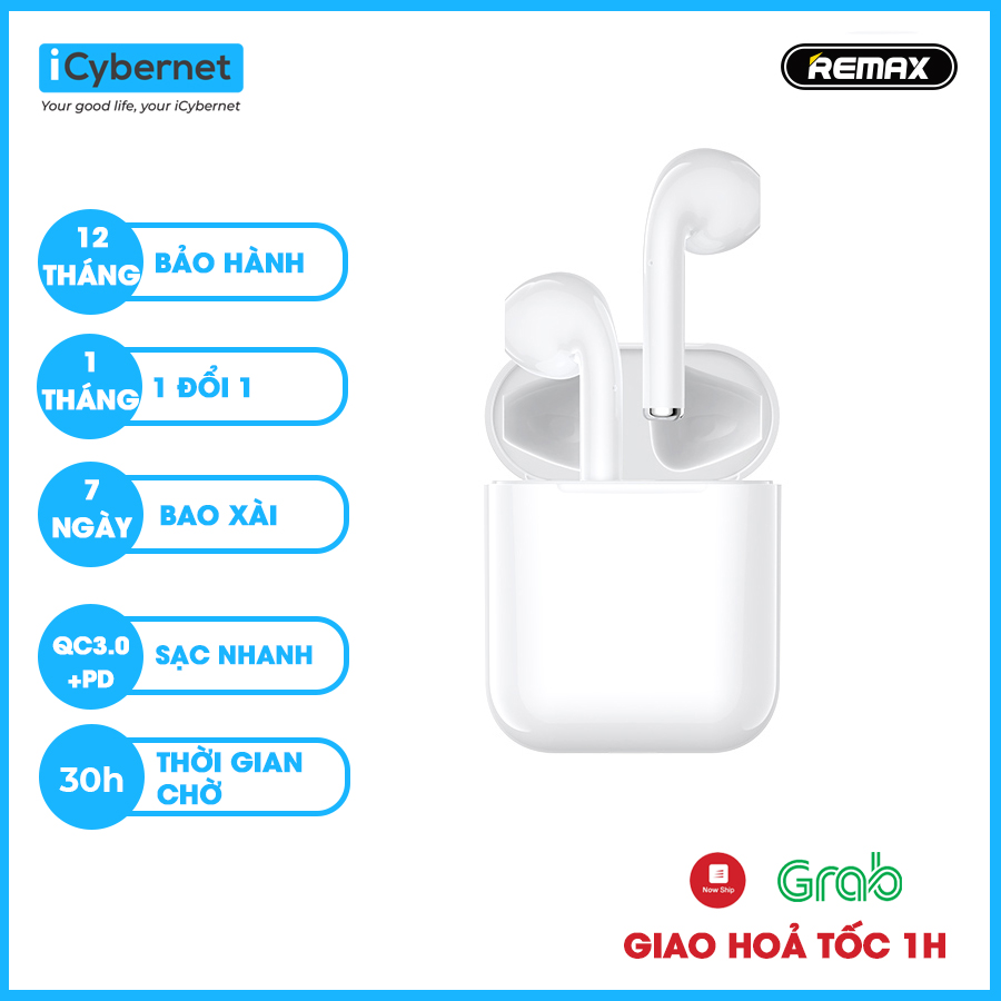 Tai nghe không dây nhét tai True wireless Remax TWS42 - Hàng chính hãng