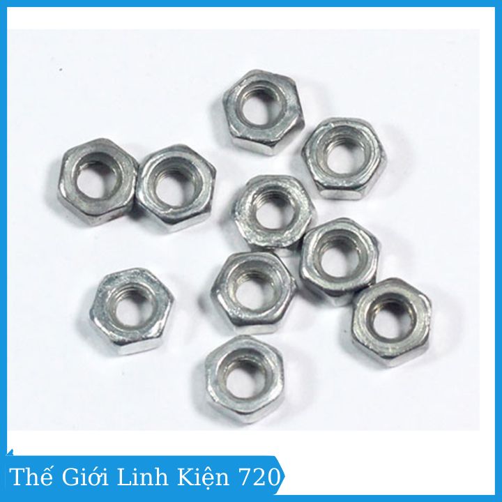 Combo 10 cọc đồng 3cm và 10 ốc 3mm