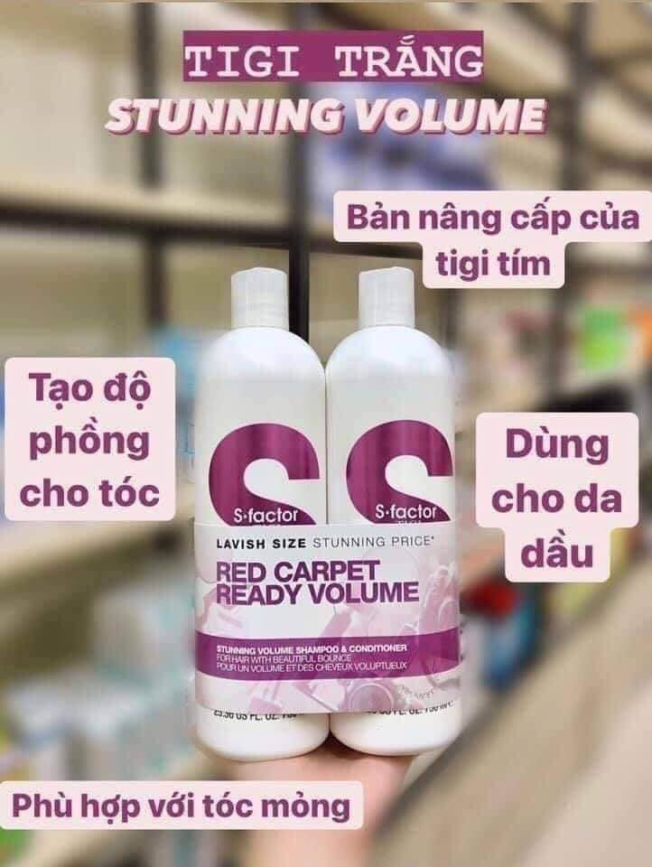 Dầu cặp tigi trắng volume