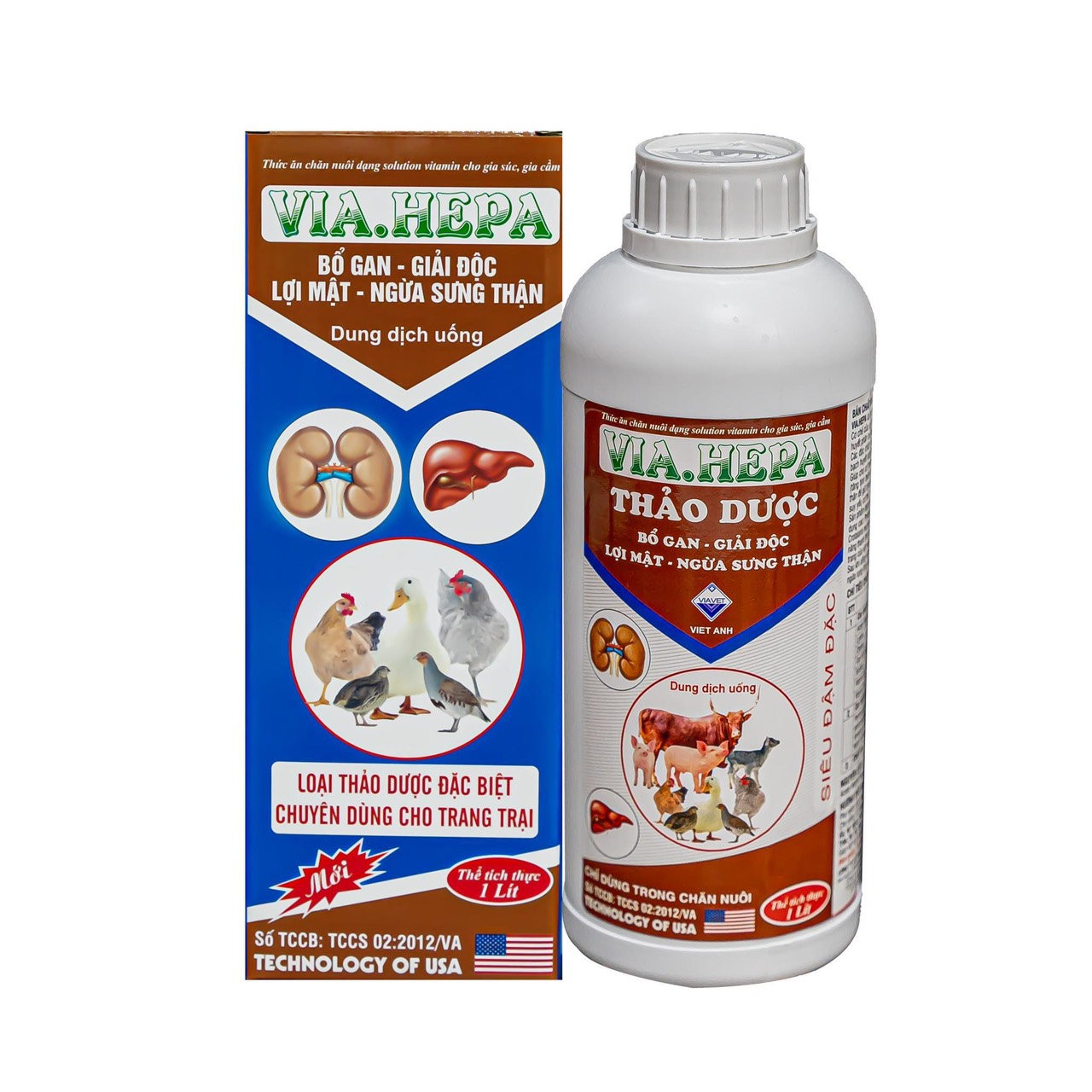Giải độc gan thận vật nuôi via HEPA THẢO DƯỢC Bổ gan, giải độc, lợi mật, ngừa sưng thận, giải độc gan thảo dược, hàng dùng trang trại, hỗ trợ đ/trị B.