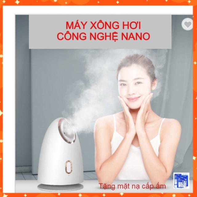 Máy xông hơi mặt cao cấp RP6 Máy xông mặt chăm sóc da theo công nghệ nano tặng kèm mặt nạ cấp ẩm
