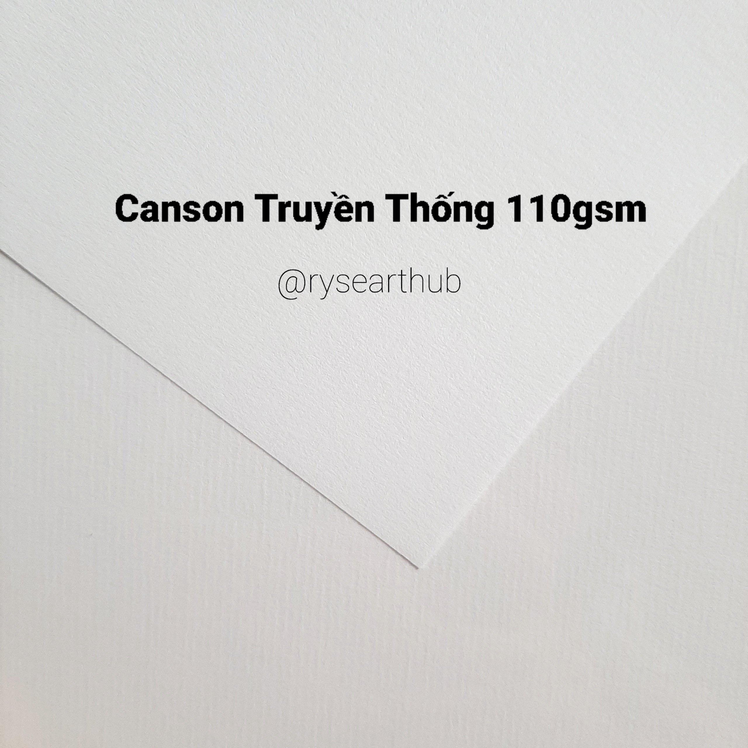 Giấy vẽ canson truyền thông 110gsm tệp 10 tờ khổ a5/a4