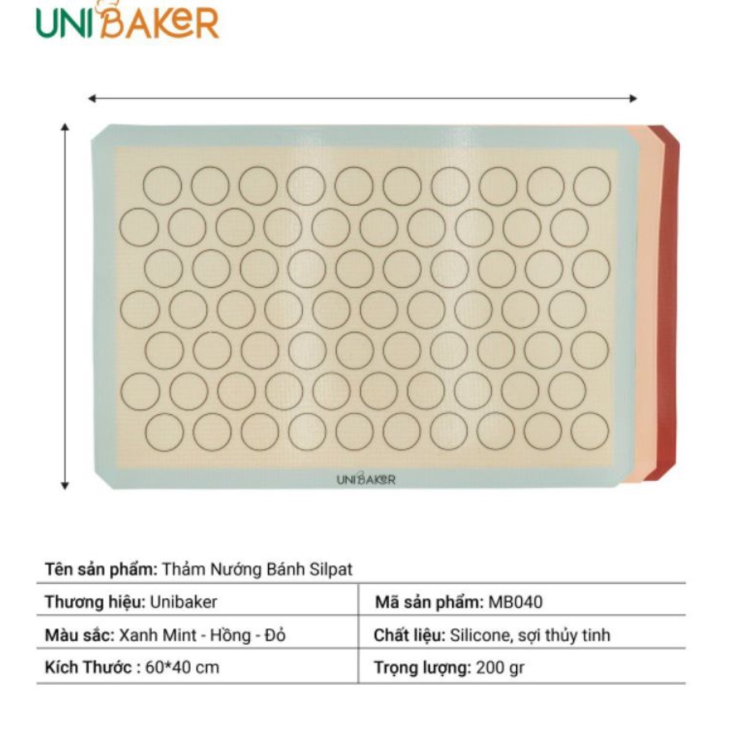 Tấm nướng Silpat Unibaker