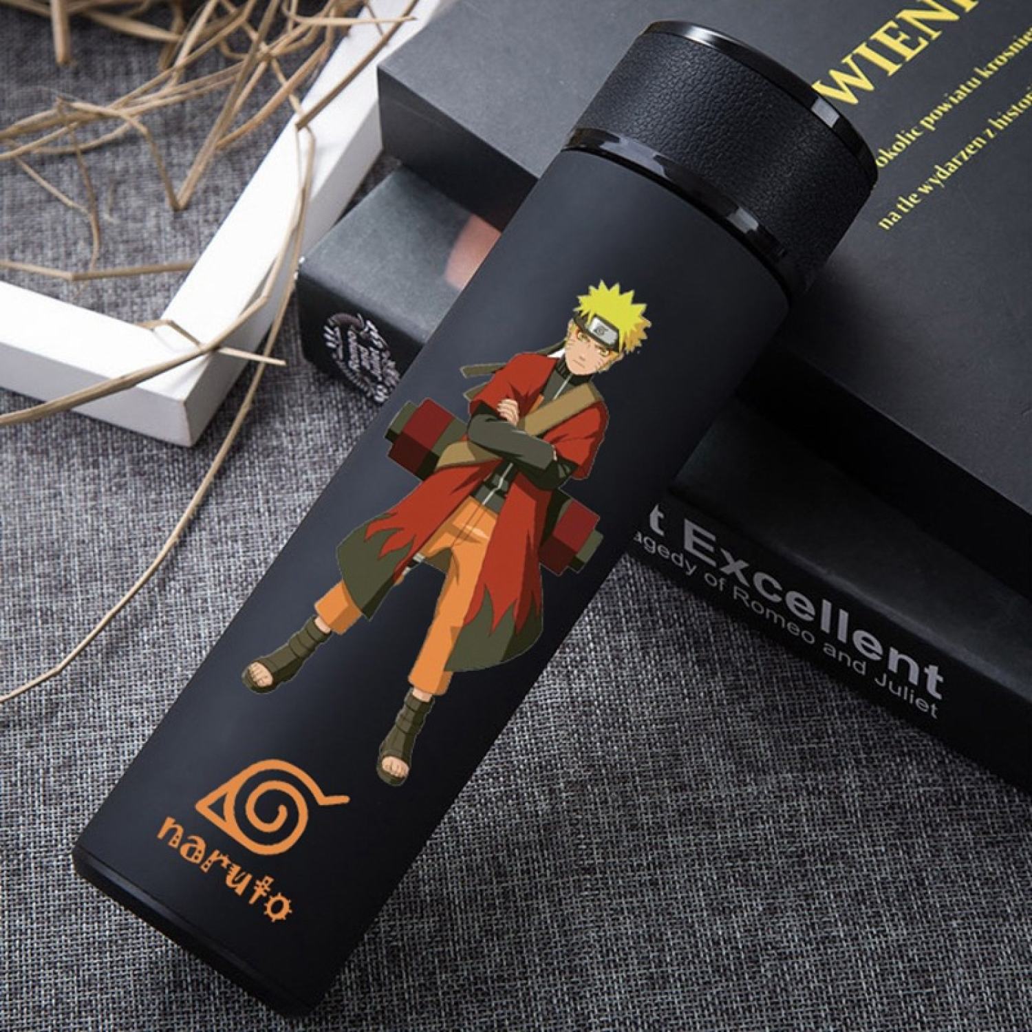 Bình giữ nhiệt thông minh bằng thép không rỉ Naruto cực kỳ dễ thương
