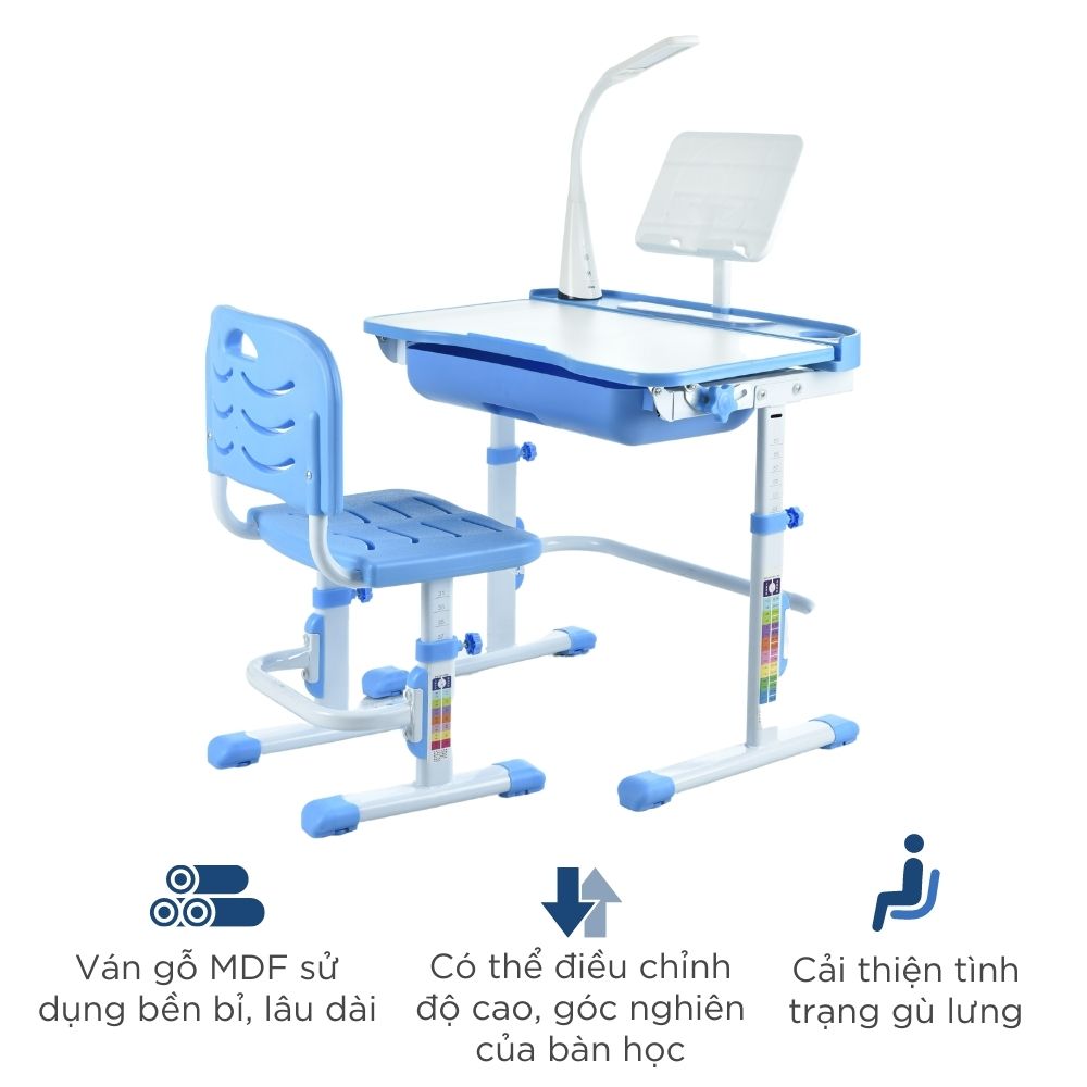 Thanh lý trưng bày - bàn học sinh chống gù kachi mk296