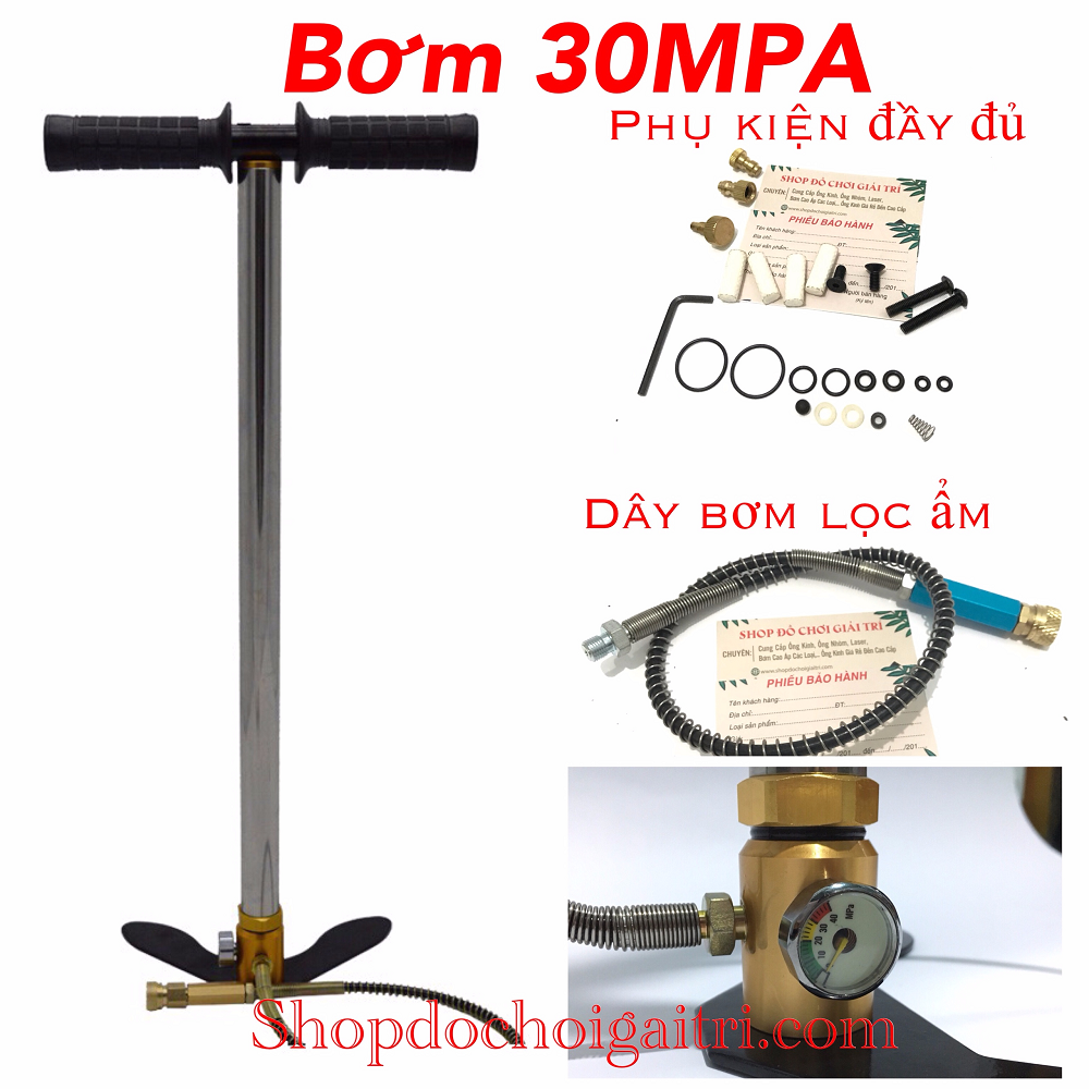 Bơm cao áp 40mpa inox loại nhỡ