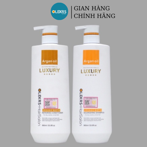 Dầu cặp gội xả OLEXRS Luxury 500ml phục hồi chống rụng tóc