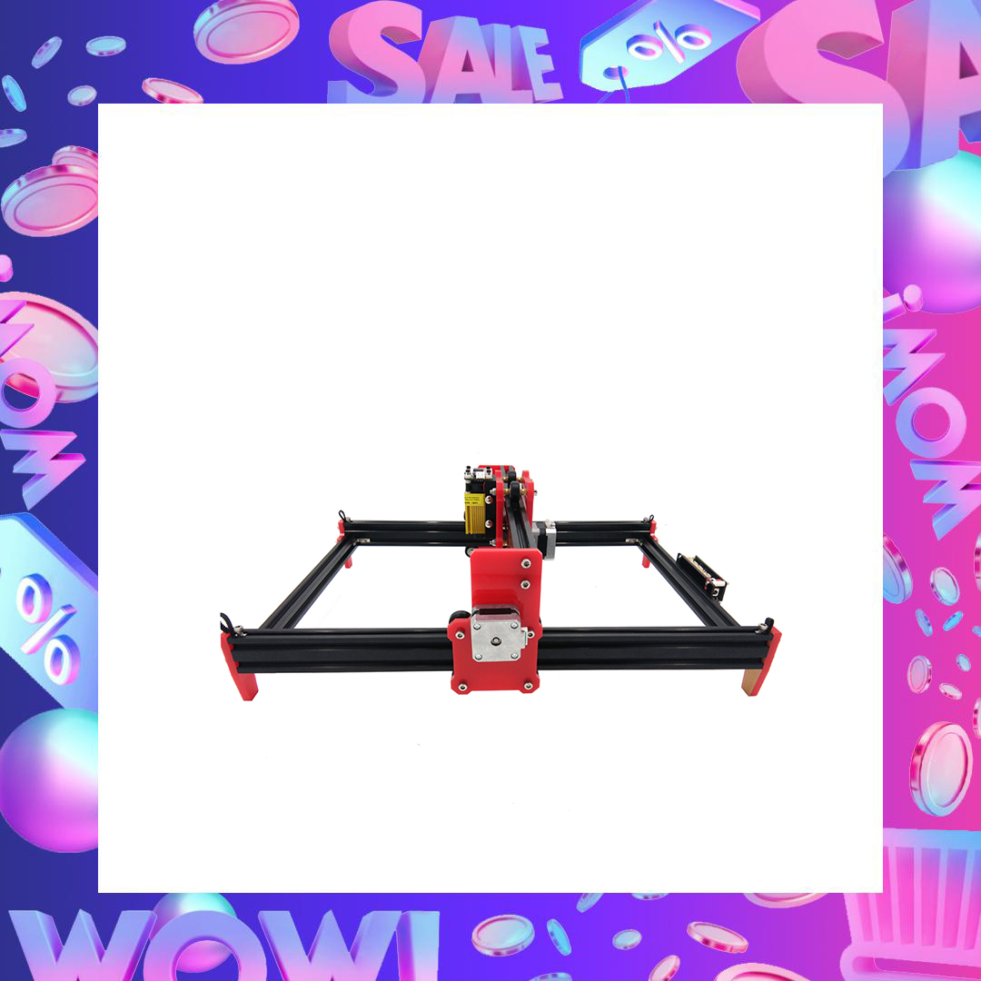 Combo Máy Khắc Laser CNC 3040 Mini C1 30*40 3 trục-màu đen + Đầu laser tùy chọn