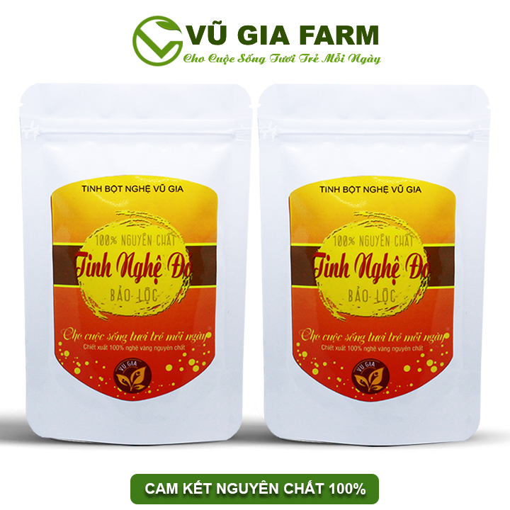 Combo 2 tinh bột nghệ đỏ nguyên chất vũ gia