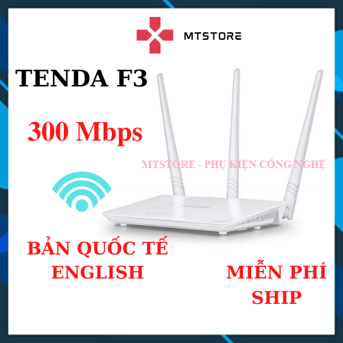 [TIẾNG ANH] Bộ thu sóng tenda 3 râu 4 râu chuẩn N 300 Mbps, modem wifi tenda, cục phát wifi tenda, cục wifi kích sóng wifi  - Hàng Cũ