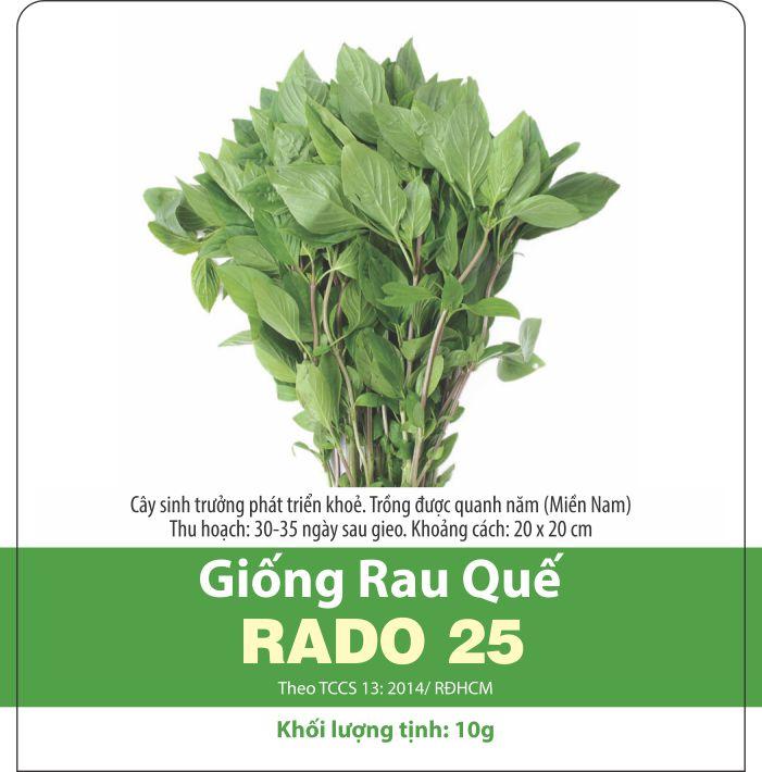 Hạt giống rau quế lá to thơm ngon