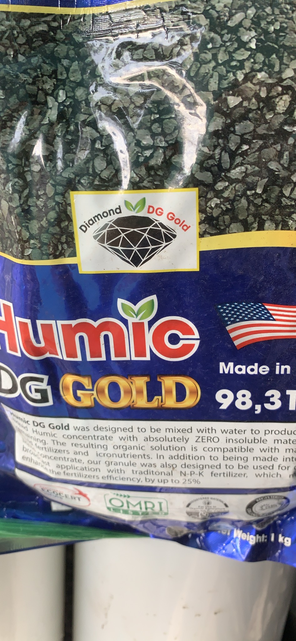 Humic Acid Powder Nhập Khẩu Mỹ Túi 1kg
