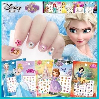Set miếng dán móng tay 3d hoạ tiết công chúa cho bé yêu, sticker dán móng tay cho bé gái