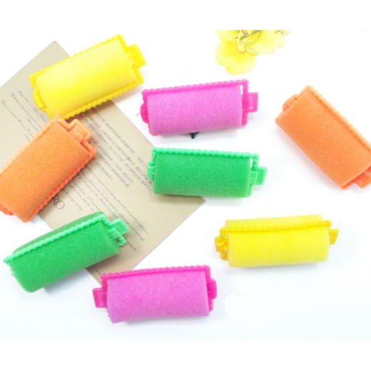 [HCM]Ống lô cuốn tóc lô cuốn tóc bằng nút bộ 6 cái