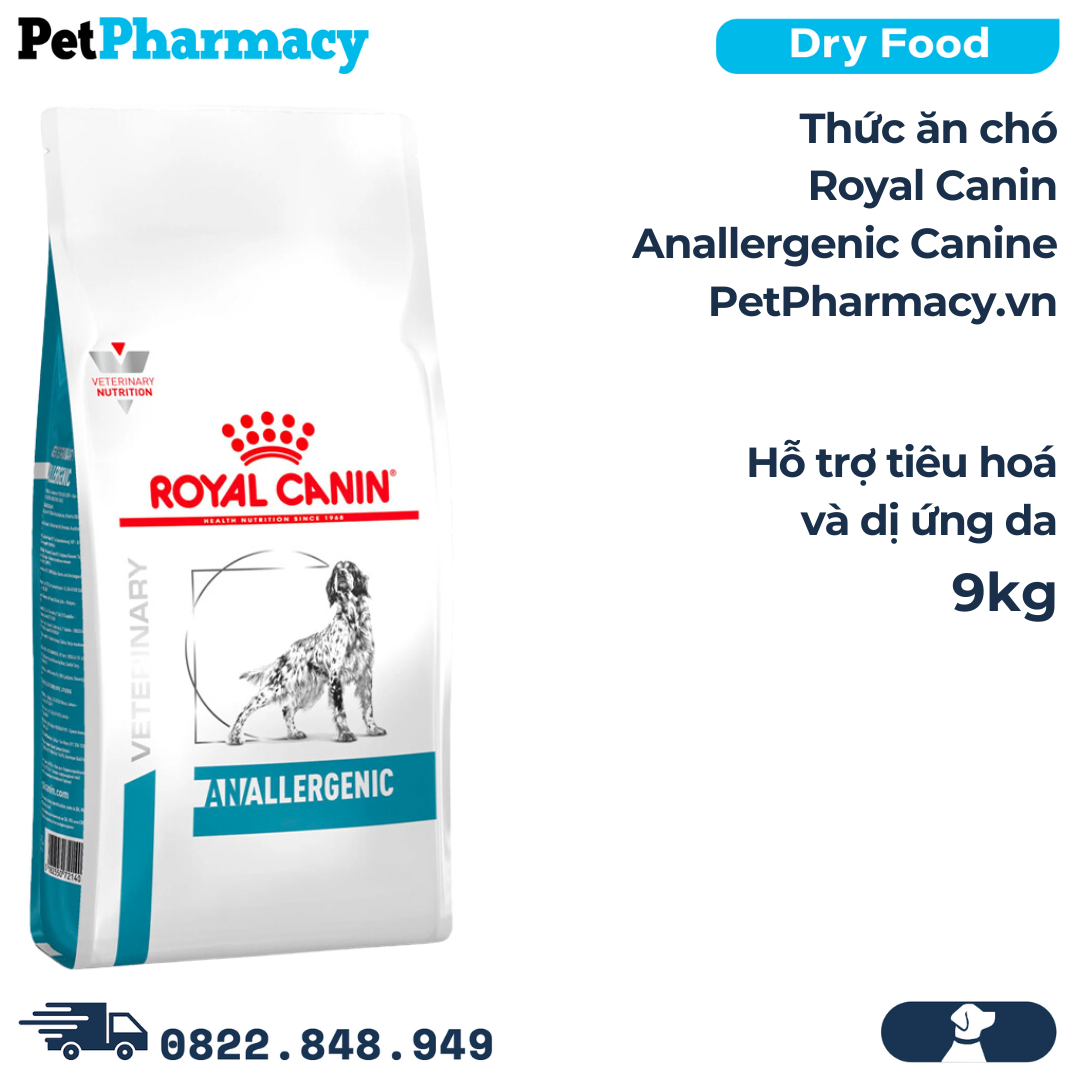 Thức ăn chó Royal Canin Anallergenic Canine 9kg