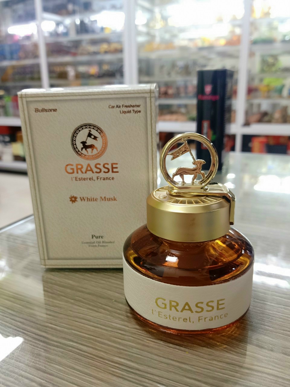[HCM] Nước hoa ô tô GRASSE 110ml (hộp trắng) đủ mùi hương, thơm dịu nhẹ, thiết kế sang trọng, đặt ở taplo ô tô,  phòng ngủ,  phòng làm việc,  phòng khách