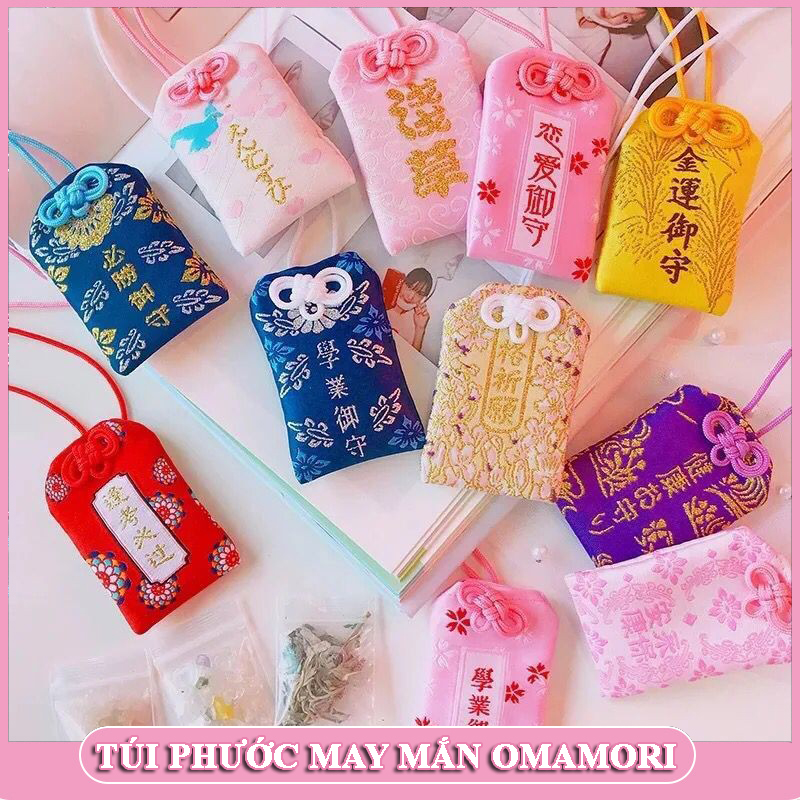 Túi phước may mắn omamori - túi gấm omamori nhật bản