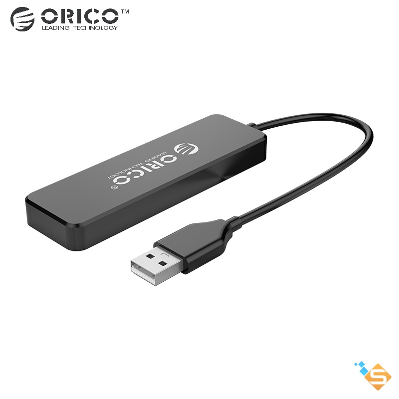Bộ chia cổng usb 2.0 orico 4 port - hub usb orico 4 cổng fl01-bk-bp - bảo hành chính hãng 1 năm