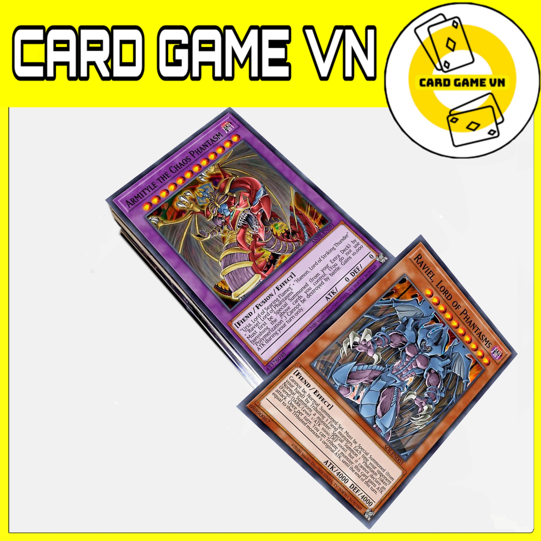 Bài yugioh - bộ 54 lá bài tam quỷ gx sacred beasts - sacred beasts deck - card game vn