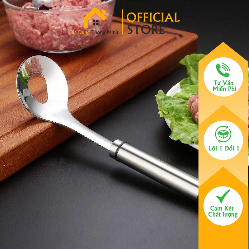 Muôi nặn mọc - Dụng cụ làm thịt viên, chả viên, cao cấp
