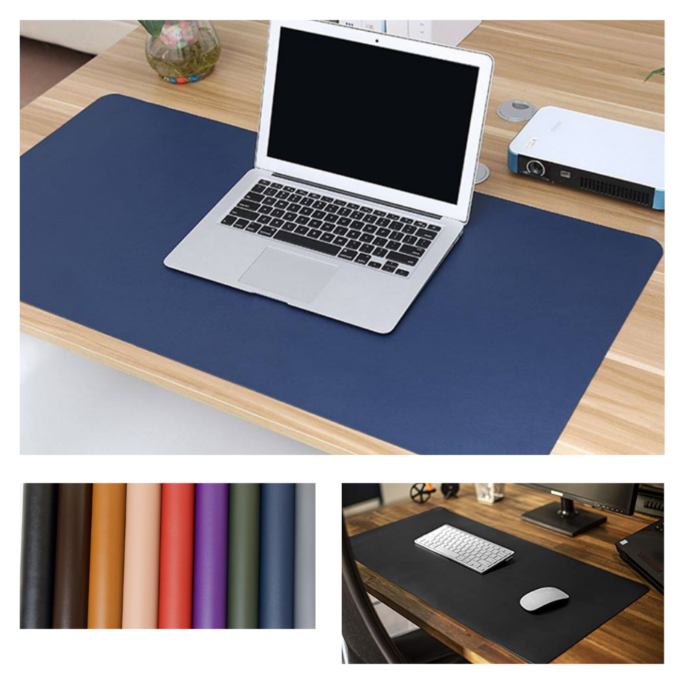 (50x90) Miếng Da PU Lót Máy Tính Trang Trí Bàn Làm Việc Avleather Trang Trí Văn Phòng Bo Viền Mềm Mịn Chống Nước