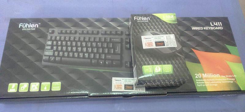 Bộ bàn phím chuột Fuhlen L411+L102
