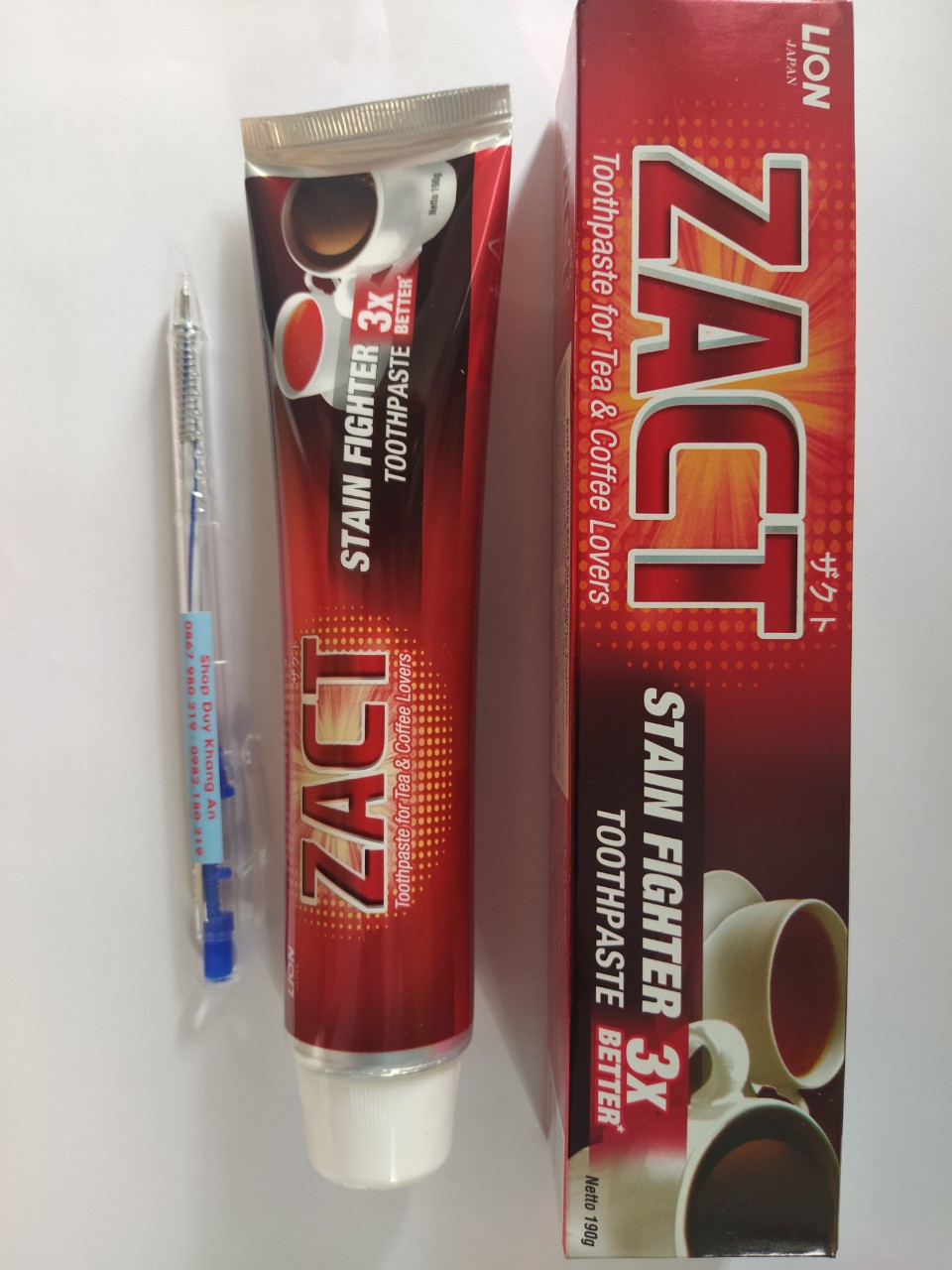 Kem đánh răng zact 190g