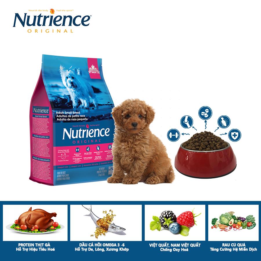 Thức Ăn Cho Chó Poodle Nutrience Original - Thịt gà, rau củ và trái cây tự nhiên