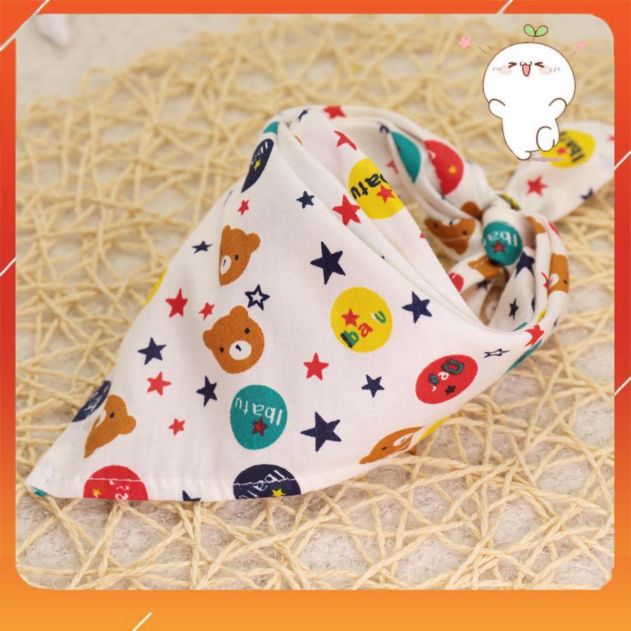 Khăn yếm tam giác 100% cotton mềm mịn