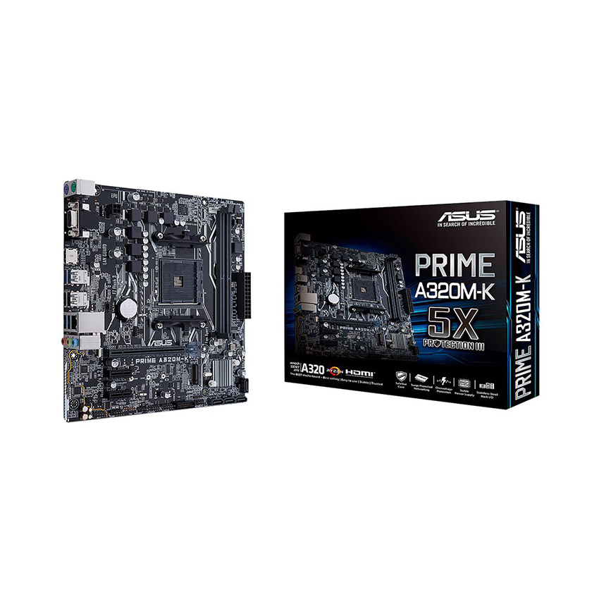 Mainboard asus prime a320m-k - hàng chính hãng