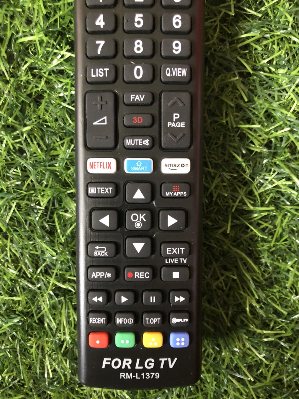 Điều khiển tivi LG RM-L1379 smart internet - tặng kèm pin - Remote LG RM-L1379 loại tốt thay thế tương thích hoàn toàn khiển zin theo máy 2