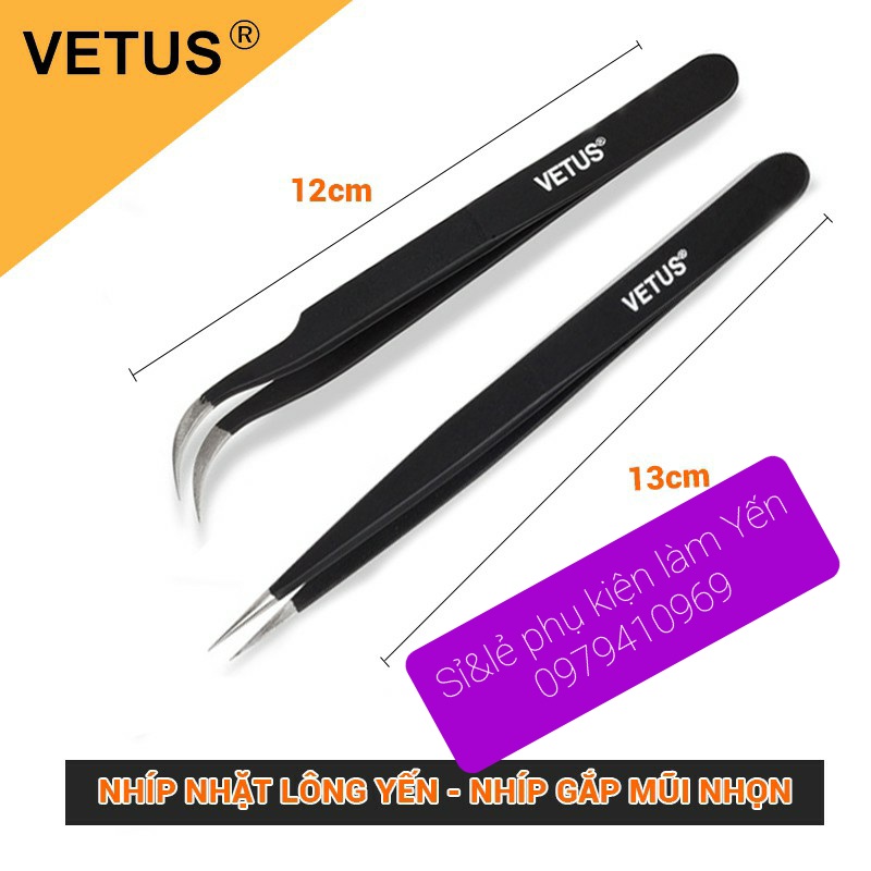 nhíp nhặt tổ yến -nhíp làm mi - sửa điện thoại - nhíp Cong vertu