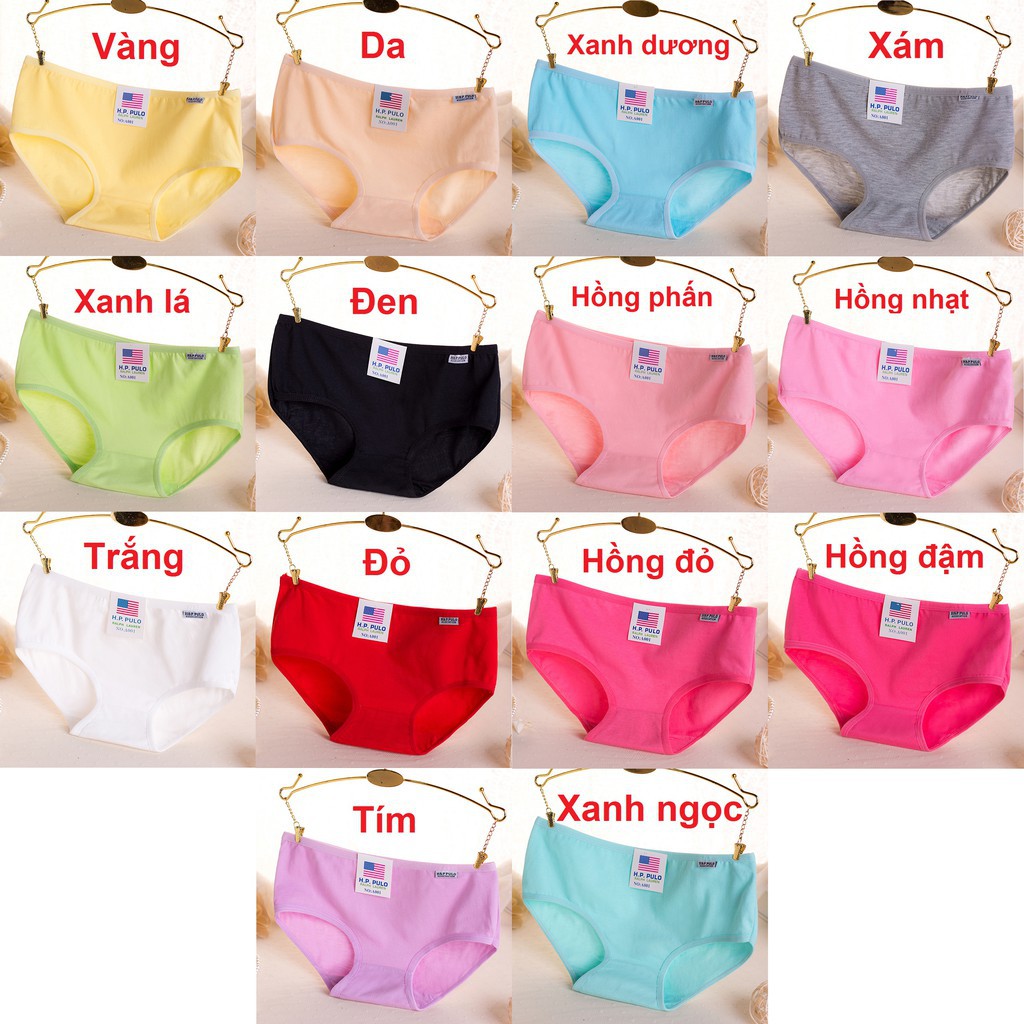 Quần lót cotton nữ,chip nữ pulo xuất mỹ