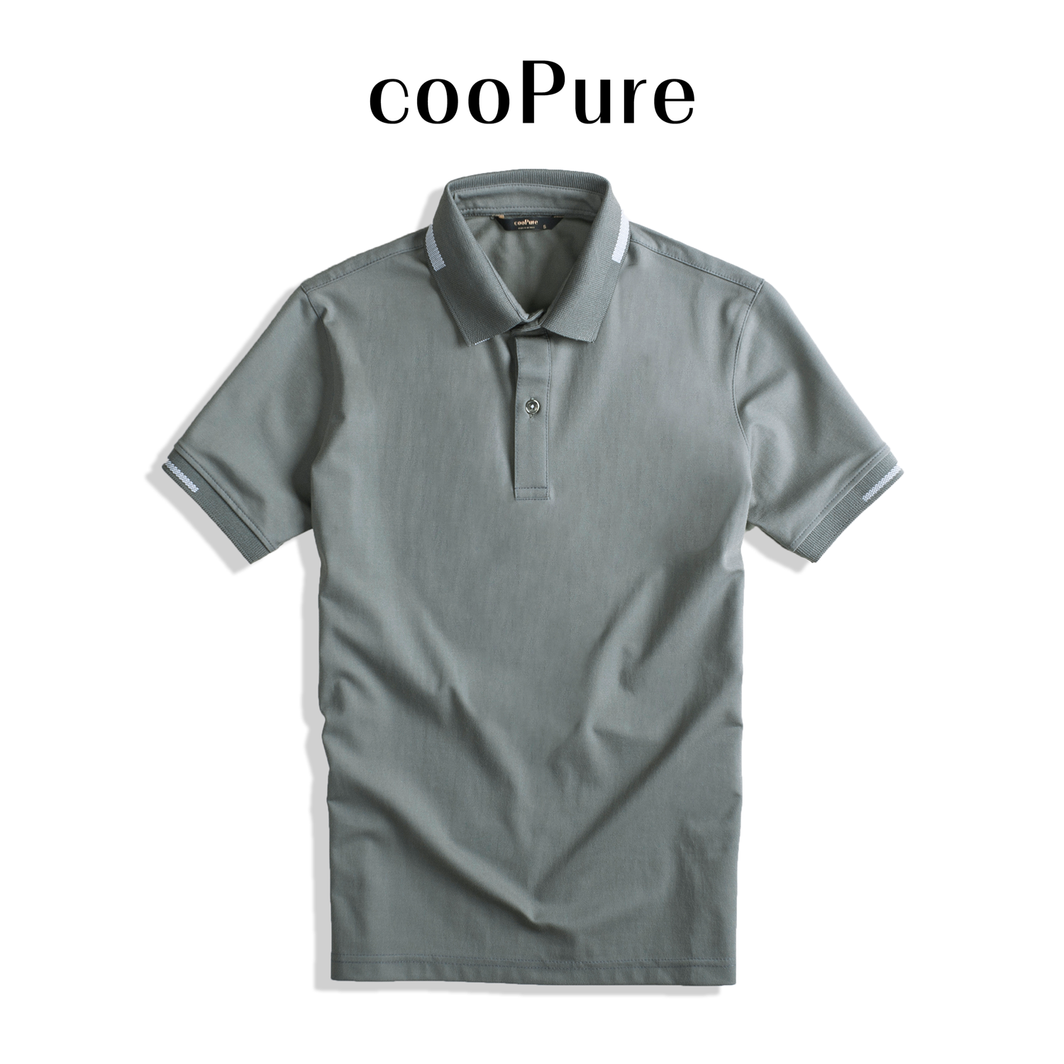 Áo thun polo nam cooPure chất vải Bamboo, thiết kế cổ dệt extra cool NO.1646 (6 màu)