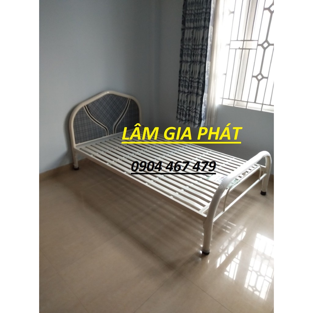 Giường sắt ống tròn đơn giá rẻ