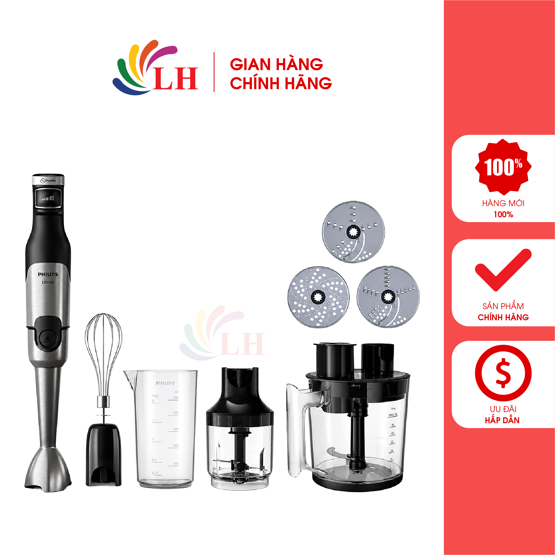 Máy xay cầm tay Philips HR2685/00 - Hàng chính hãng