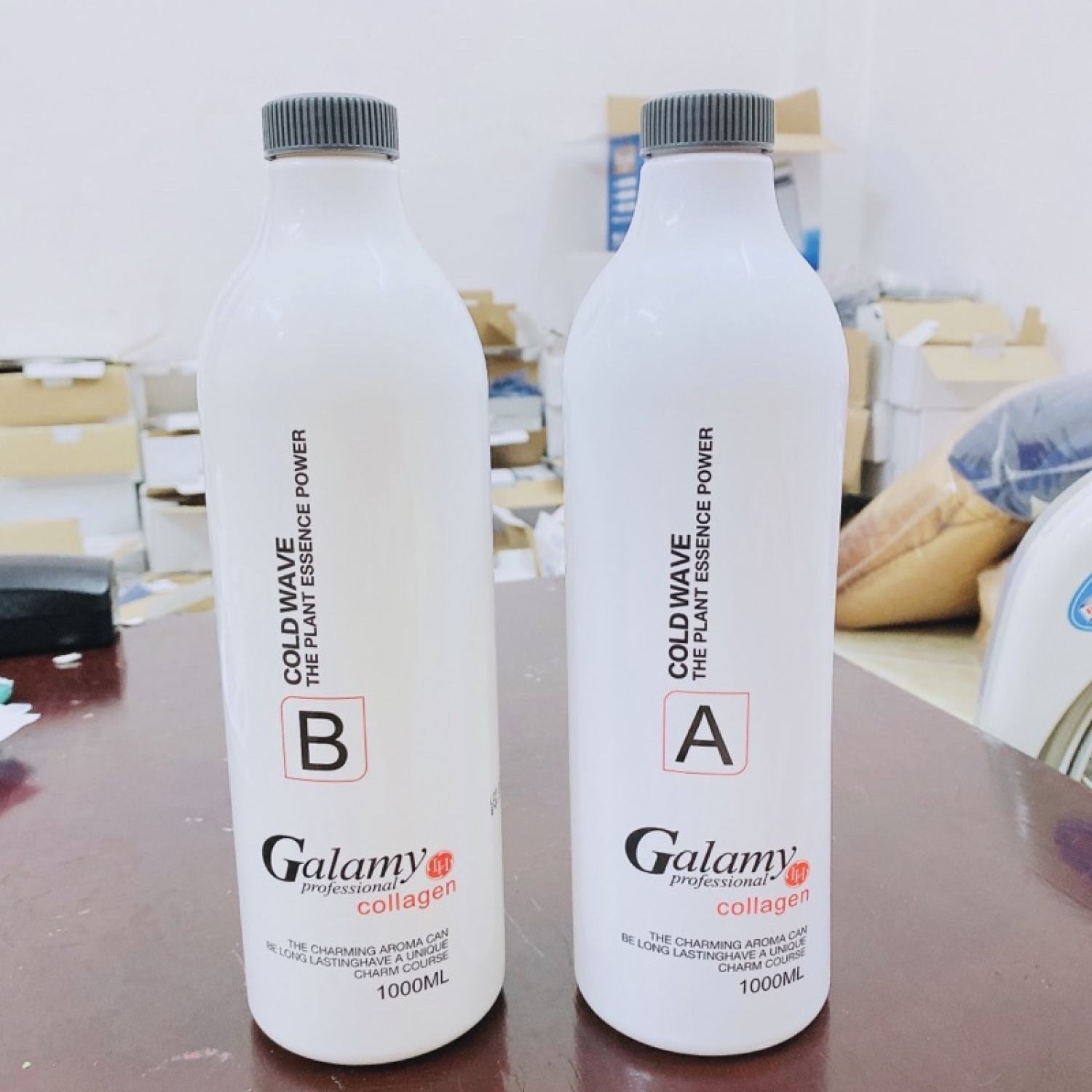 Cặp uốn lạnh galamy 1000mlx2 dạng nước khỏe dễ xoăn, sóng căng