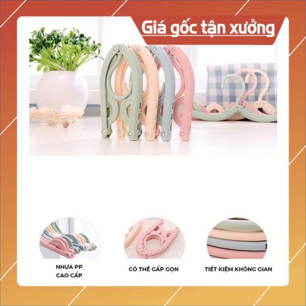 Móc treo quần áo gấp gọn thông minh, móc treo gấp gọn mang đi du lịch