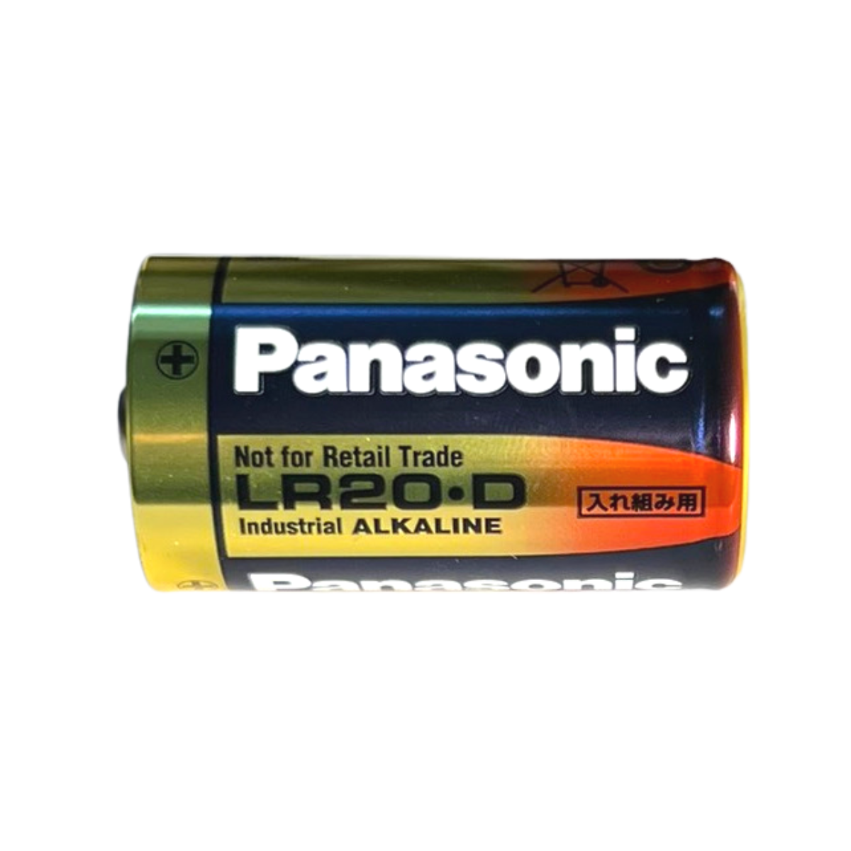 Vỉ 1 viên pin lr20.d panasonic alkaline 1,5v dùng cho thiết bị máy công nghiệp , pin máy plc